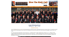 Desktop Screenshot of kozariofficiatingschool.com